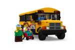 Lego characters school bus.