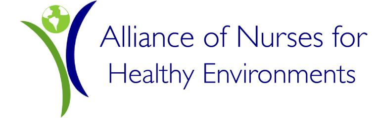 Alliance of Nurses for Healthy Environments logo